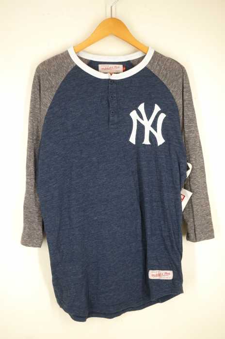 mitchell&ness（ミッチェルアンドネス） cooperstown collection ヘンリーネックカットソー メンズ トップス
