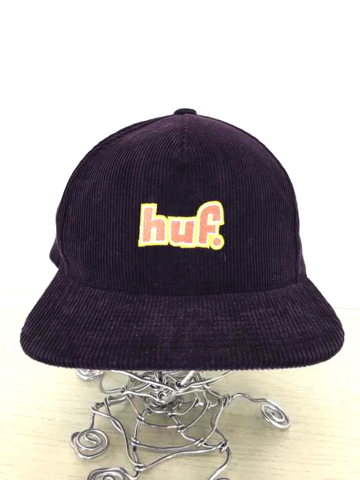 HUF(ハフ) ロゴ刺繍 コーデュロイキャップ メンズ 帽子