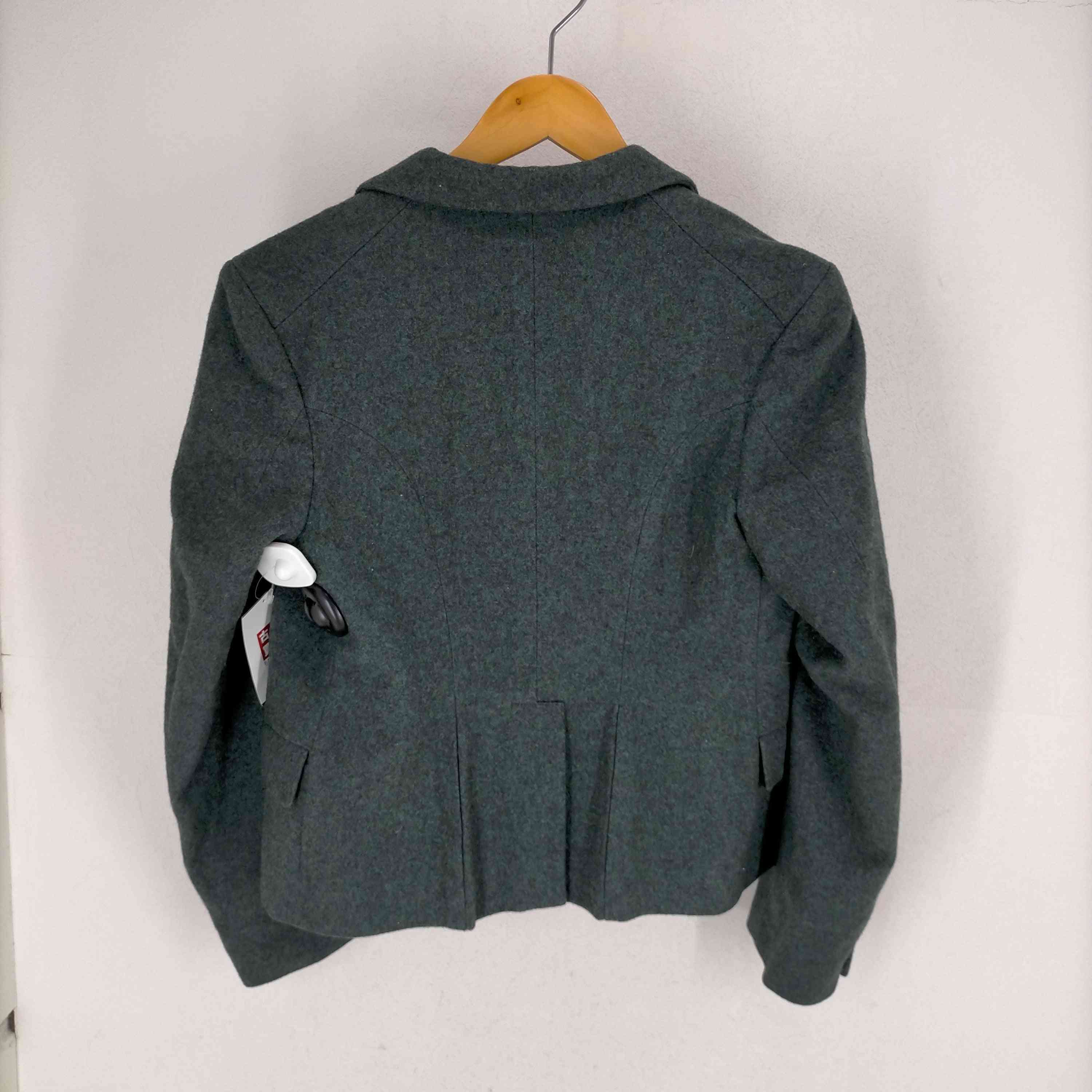 022060○ COMME des GARCONS ウール チェック プリーツ スカート