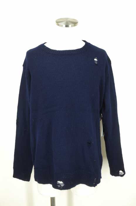 vendor （ベンダー） 16AW 12G CREW NECK SWEATER DAMEGED セーター メンズ トップス