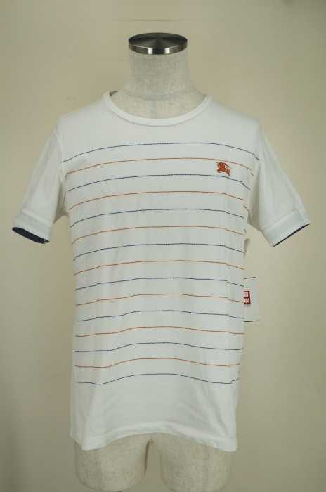 BURBERRY BLACK LABEL (バーバリーブラックレーベル) ボーダー柄半袖Tシャツ メンズ トップス