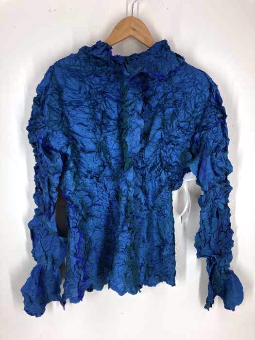 ISSEY MIYAKE（イッセイミヤケ） ハイネックブラウス プリーツ加工 銀タグ レディース トップス