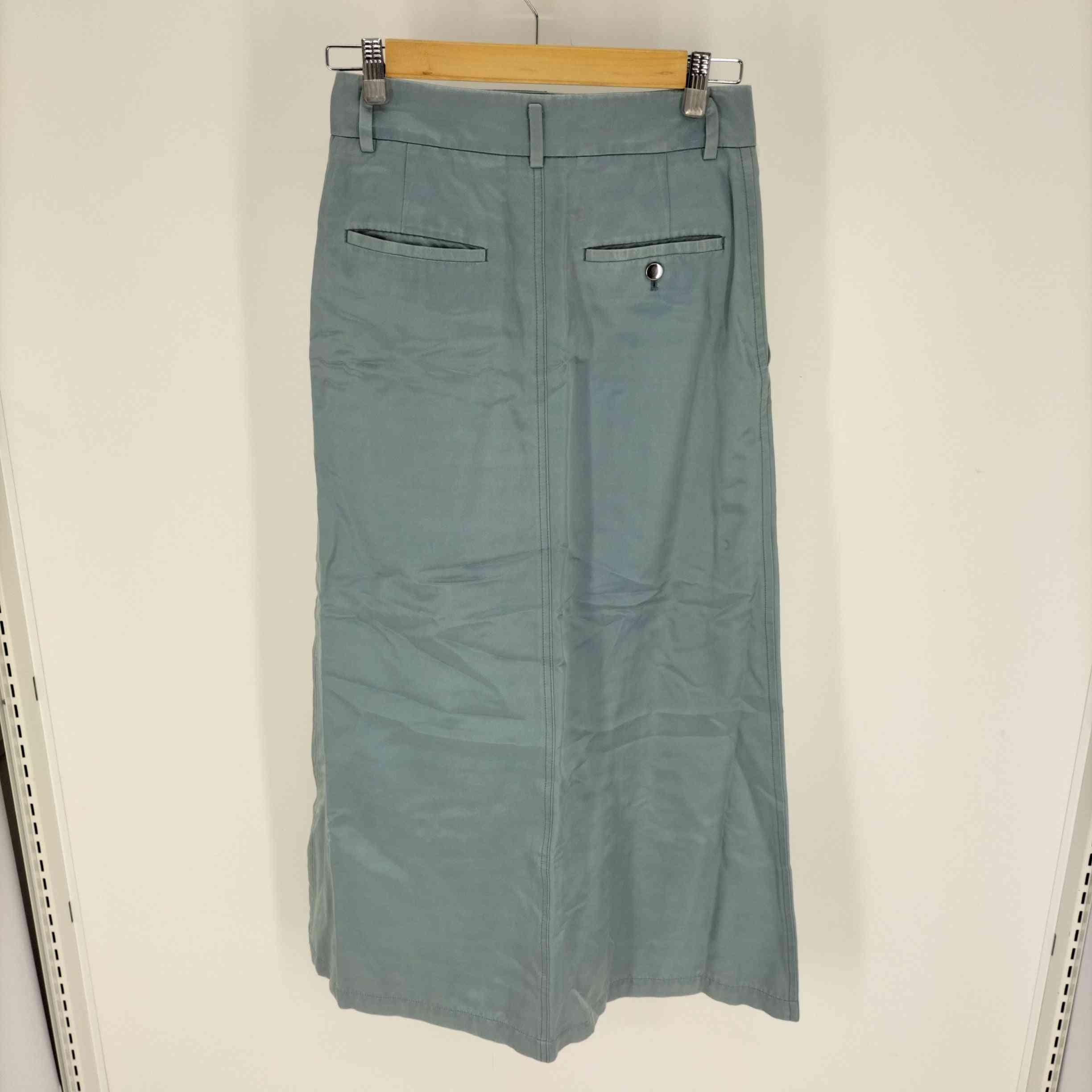 CINOH(チノ)SATIN LONG SKIRT サテンロングスカート 【中古 