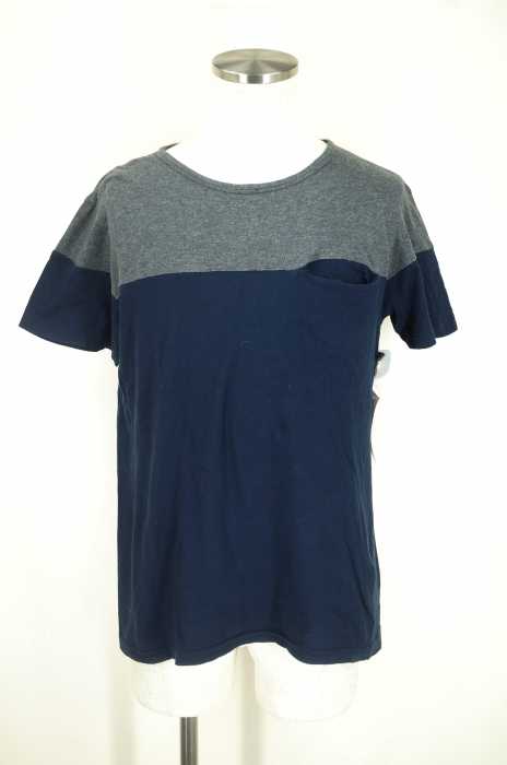 Adam et Rope' （アダムエロペ） 切替半袖Tシャツ メンズ トップス