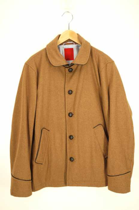 JUN Red（ジュンレッド） レザーパイピングウールジャケット メンズ アウター