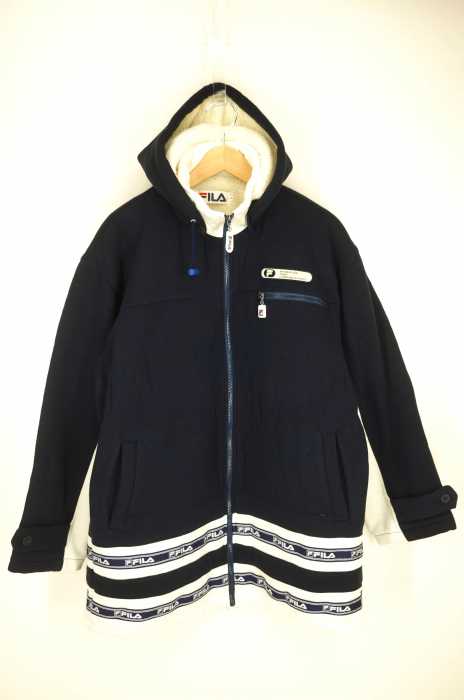 FILA （フィラ） アクリル混ジップアップブルゾン メンズ アウター