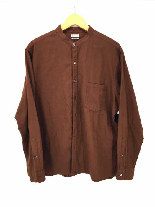 Steven alan BOX BAND COLLAR SHIRT レーヨン Steven Alan BAND COLLAR BOX SHIRT（Steven Alan(スティーブン