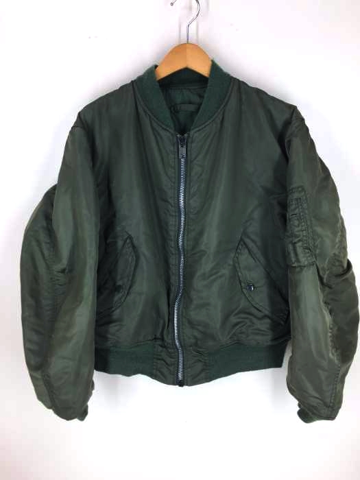 USED古着（ユーズドフルギ） IDEAL デカジップ MA-1 フライトジャケット メンズ アウター