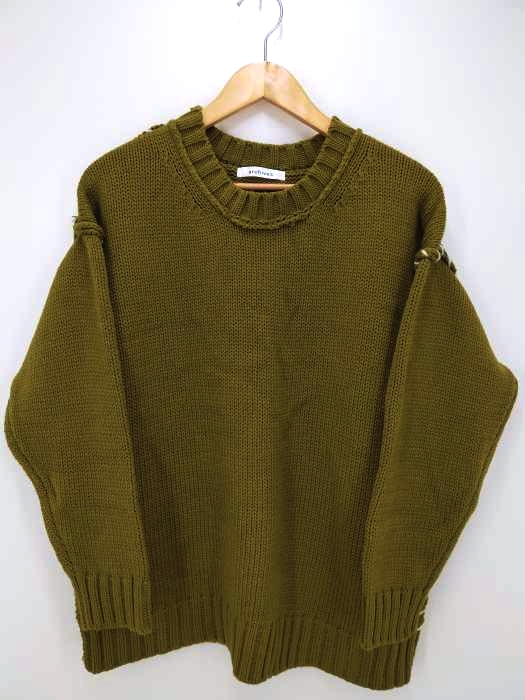 archives(アルシーヴ) ステッチ入りBIGプルオーバー レディース トップス