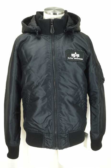 ALPHA INDUSTRIES （アルファインダストリーズ） ミリタリーリブナイロンジャケット メンズ アウター