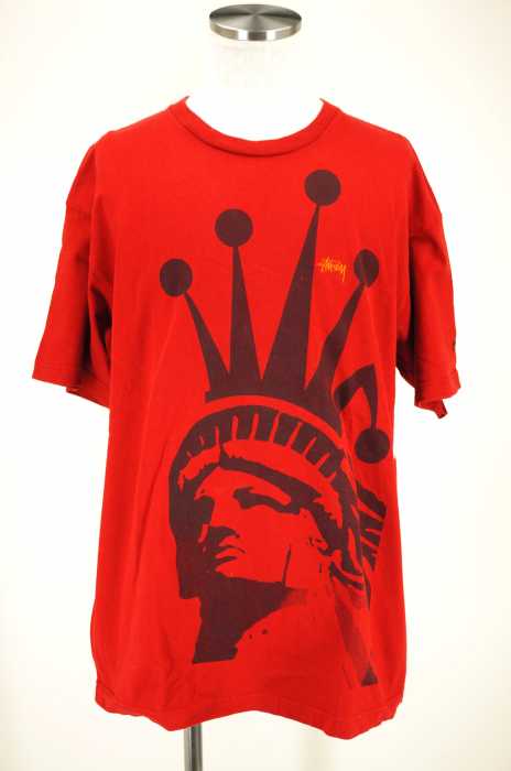 STUSSY （ステューシー） ワンポイント刺繍プリントTシャツ メンズ トップス
