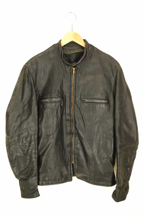 brooks leather sportswear () シングルレザージャケット メンズ アウター