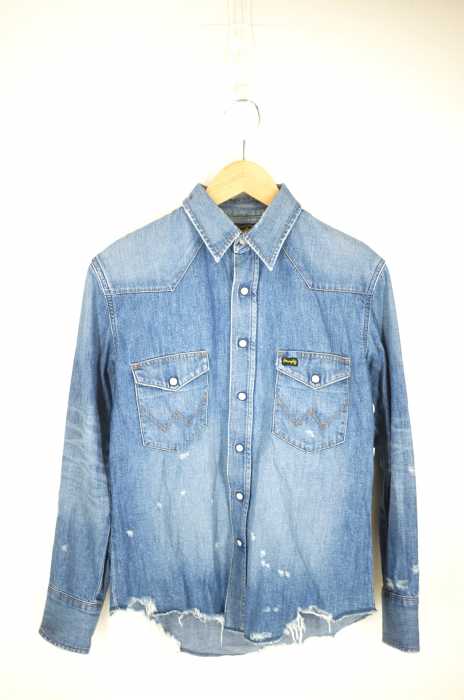 Wrangler （ラングラー） デニムウエスタンシャツ レディース トップス
