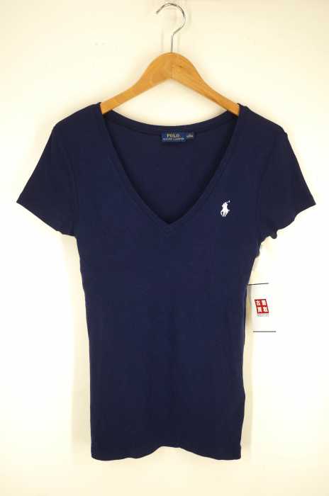 POLO RALPH LAUREN(ポロラルフローレン) 刺繍入り VネックTシャツ レディース トップス