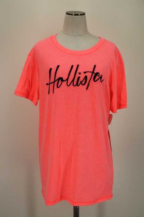 Hollister （ホリスター） ロゴ刺繍Tシャツ レディース トップス