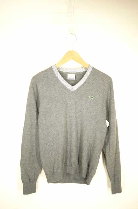 LACOSTE （ラコステ） Vネックコットンニット レディース トップス