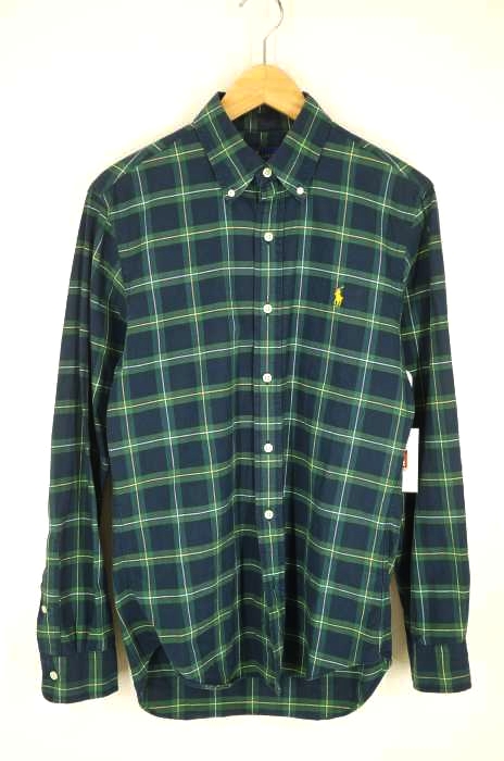 RALPH LAUREN(ラルフローレン) SLIM FIT チェック柄ボタンダウンシャツ メンズ トップス