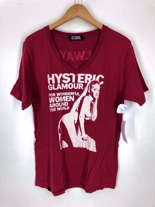 HYSTERIC GLAMOUR（ヒステリックグラマー） プリント VネックTシャツ メンズ トップス