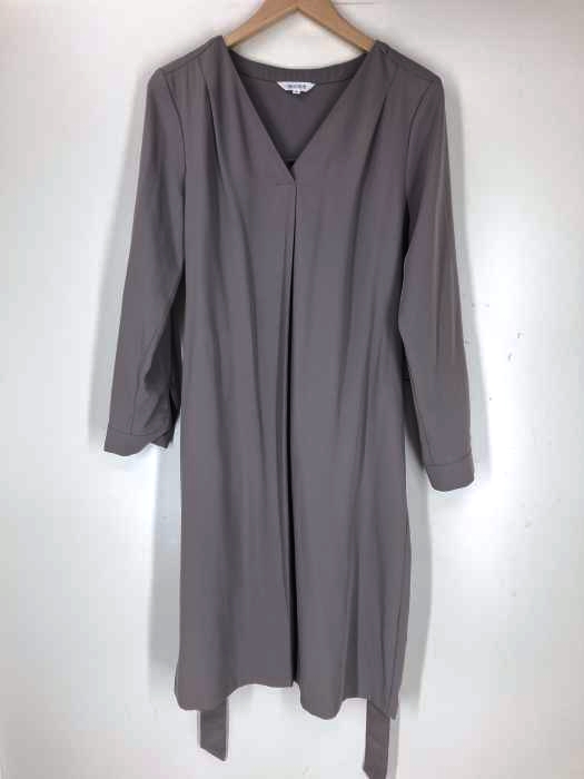 Plst プラステ ダブルクロスvネックタックワンピース レディース ワンピース ブランド古着買取販売バズストア