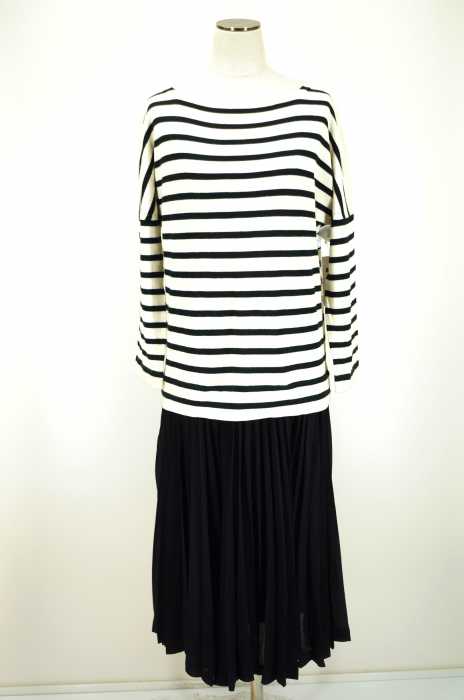 JUNYA WATANABE COMME des GARCONS (ジュンヤワタナベコムデギャルソン) AD2009 異素材切替ワンピース レディース ワンピース