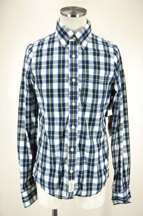 Abercrombie & Fitch （アバクロンビーアンドフィッチ） チェック柄ボタンシャツ メンズ トップス