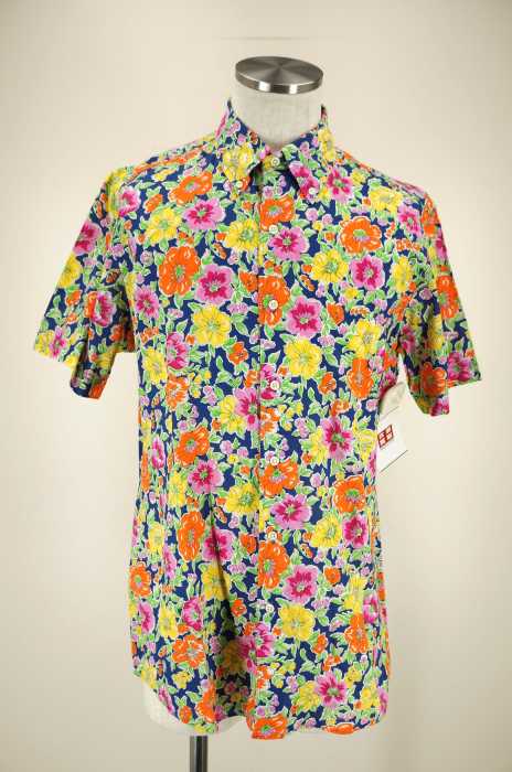 RALPH LAUREN （ラルフローレン） 花柄ダウンボタンシャツ 半袖シャツ メンズ トップス