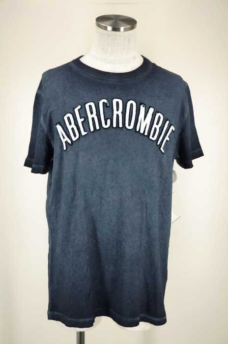 Abercrombie & Fitch （アバクロンビーアンドフィッチ） ロゴワッペン付きTシャツ メンズ トップス