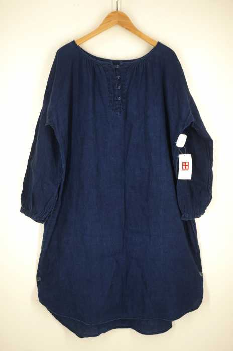 nest Robe （ネストローブ） インディゴアンティークスモッグワンピース レディース ワンピース
