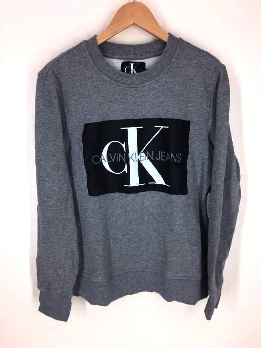 Calvin Klein Jeans（カルバンクラインジーンズ） フロントロゴ スウェット メンズ トップス