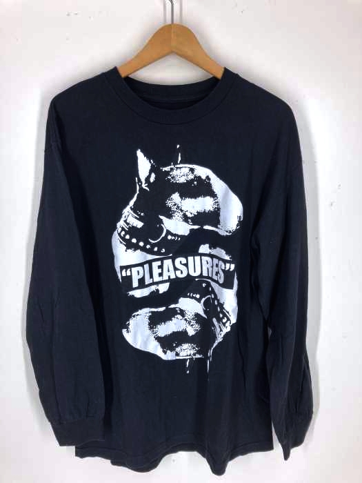 PLEASURES（プレジャーズ） ロゴプリント クルーネック カットソー メンズ トップス