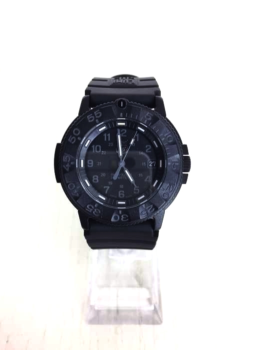 LUMINOX(ルミノックス) 3001 BO Quartz Rubber Black Dial Watch メンズ 腕時計