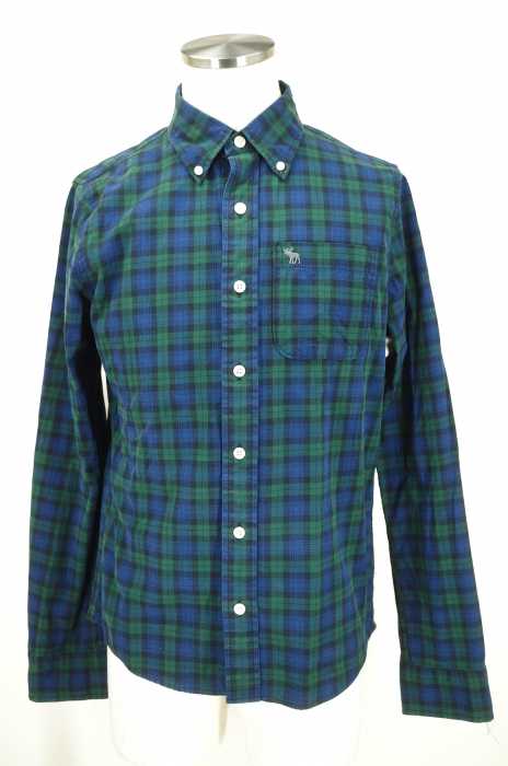 Abercrombie & Fitch （アバクロンビーアンドフィッチ） チェック柄ボタンダウンシャツ メンズ トップス