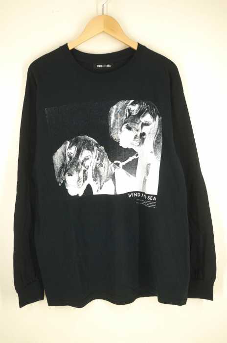 WIND AND SEA（ウィンダンシー） LONG SLEEVE CUT-SEWN DOGS PHOTO メンズ トップス