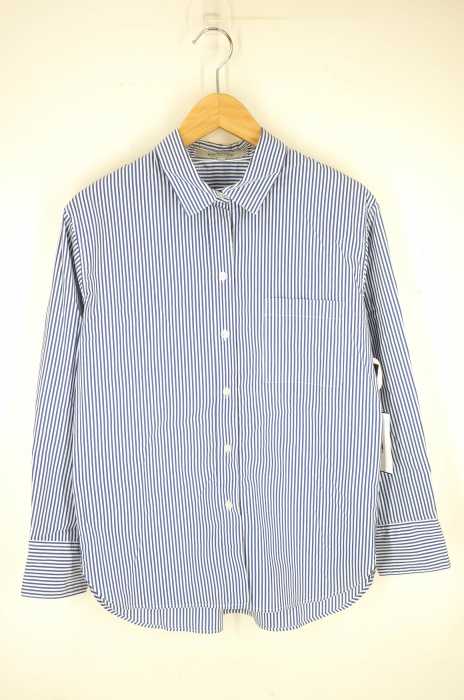 WORK TRIP OUTFITS GREEN LABEL RELAXING（ワークトリップアウトフィッツグリーンレーベル リラクシング） ストライプ柄 長袖シャツ レディース トップス