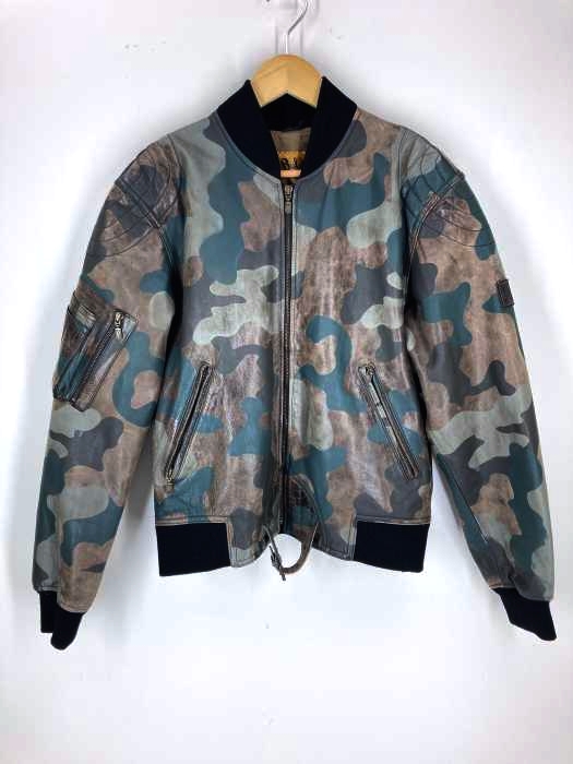 Belstaff（ベルスタッフ） weatherproof  迷彩 レザージャケット メンズ アウター