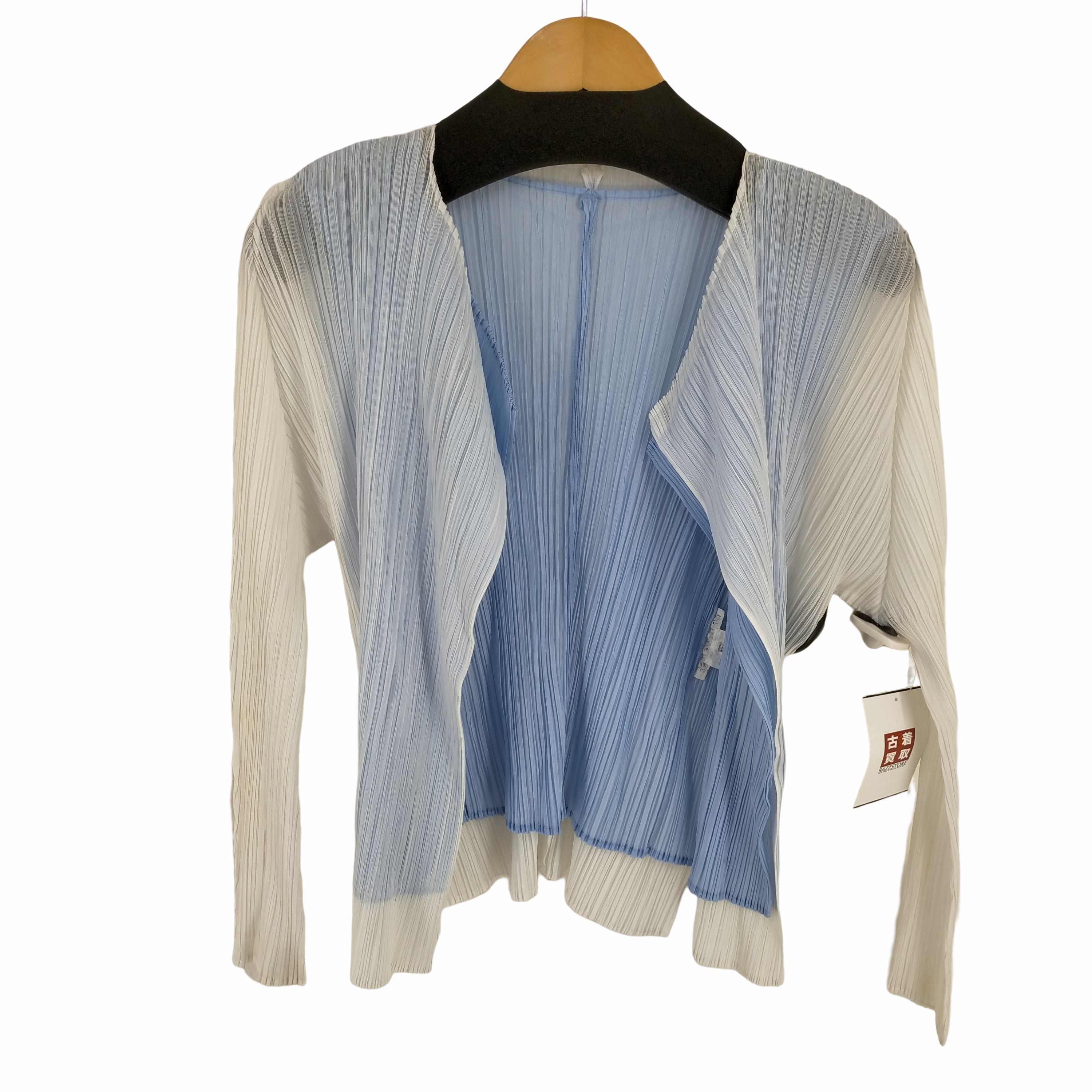 イッセイミヤケ レディース プリーツプリーズ レイヤード カーディガン 4-