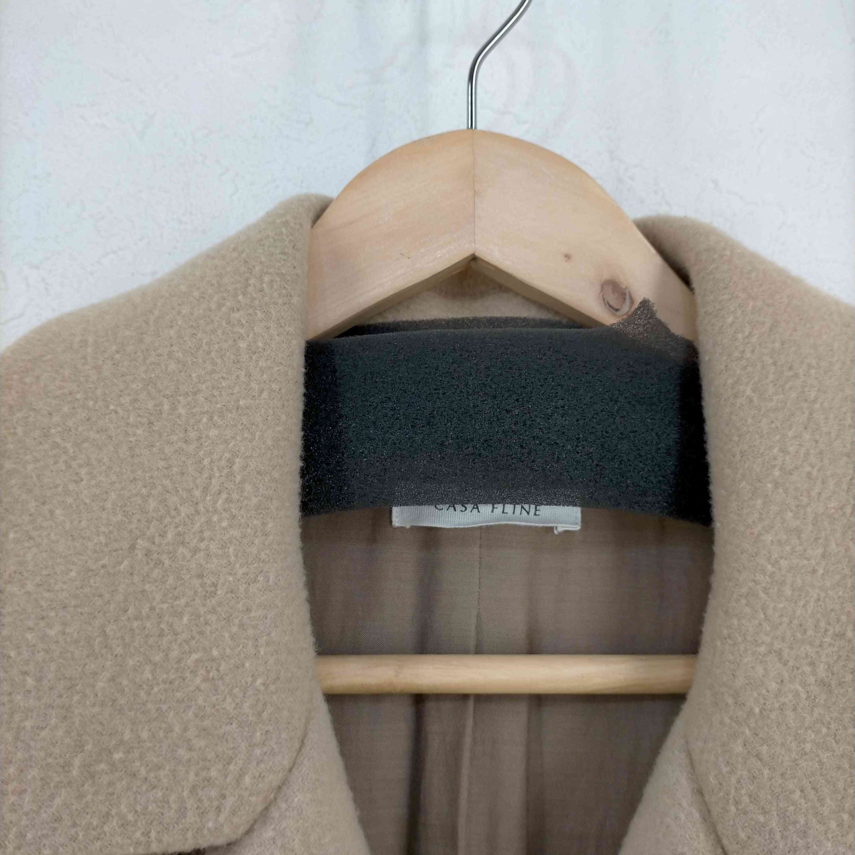 casa fline ボリュームスリーブウールコート ロングコート 