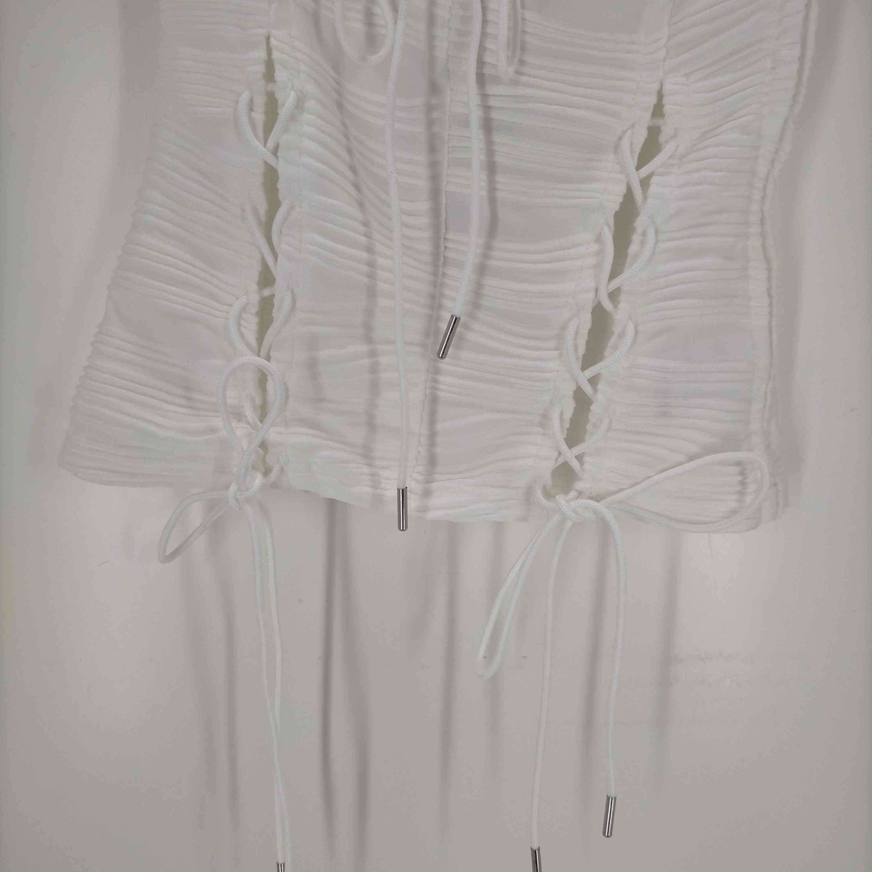 melt the lady lace up layered corset