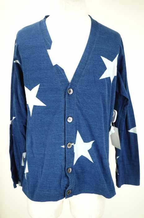 SOPHNET. （ソフネット） INDIGO BIG STAR カーディガン メンズ トップス