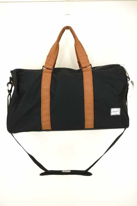 HERSCHEL （ハーシェル） フェイクレザー使い2WAYボストンバッグ ショルダーバッグ メンズ バッグ