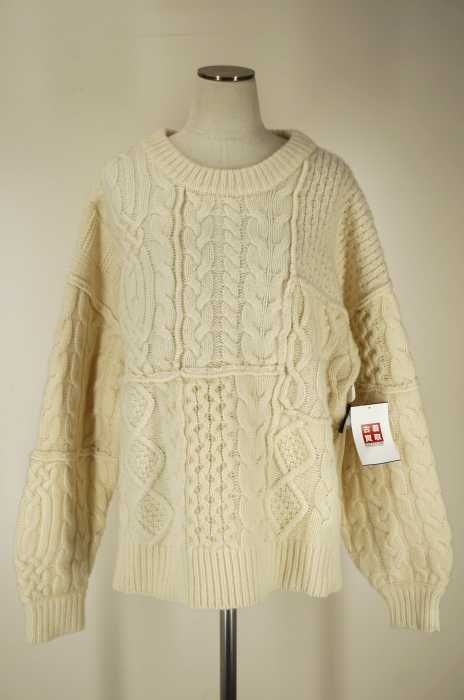 CLANE (クラネ) Patchwork Cable Knit レディース トップス