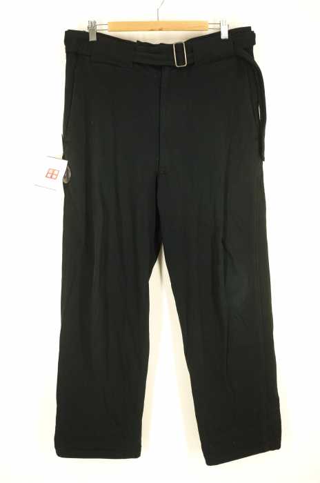 Yohji Yamamoto POUR HOMME (ヨウジヤマモトプールオム) ベルテッドパンツ メンズ パンツ