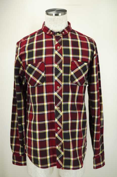 BLACK SCALE  （ブラックスケール） チェック柄ボタンシャツ メンズ トップス