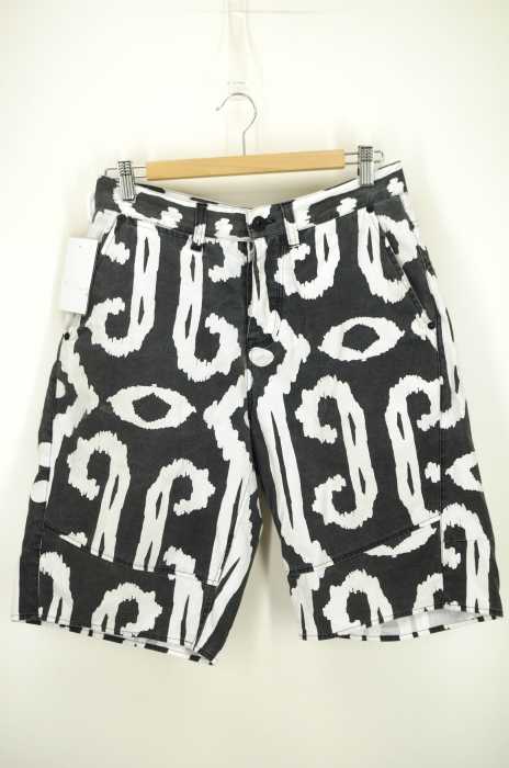 BLACK SCALE (ブラックスケール) 総柄ハーフパンツ メンズ パンツ