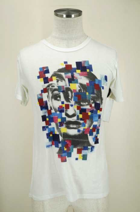 JOHN LAWRENCE SULLIVAN （ジョンローレンスサリバン） マルチカラープリントTシャツ メンズ トップス