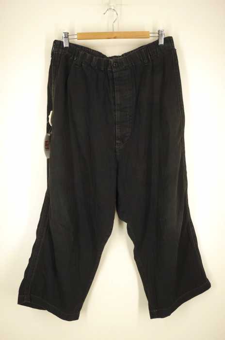 Yohji Yamamoto POUR HOMME (ヨウジヤマモトプールオム) コットン ドローストリングパンツ メンズ パンツ
