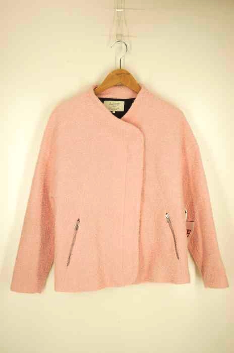 ZARA trafaluc（ザラトラファルック） 起毛 ノーカラージャケット レディース アウター