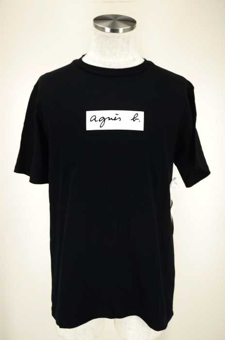 agnes b x ADAM ET ROPE (アニエスベー x アダムエロペ ボックスロゴTシャツ メンズ トップス