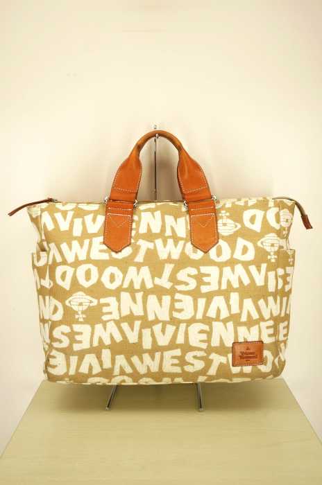 Vivienne Westwood MAN(ヴィヴィアンウエストウッドマン) ハンドレザー ロゴプリント メンズ バッグ