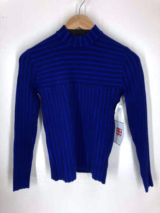 SLY(スライ) COLOR STRIPE TURTLE TOPS スリムフィットストライプトップス レディース トップス